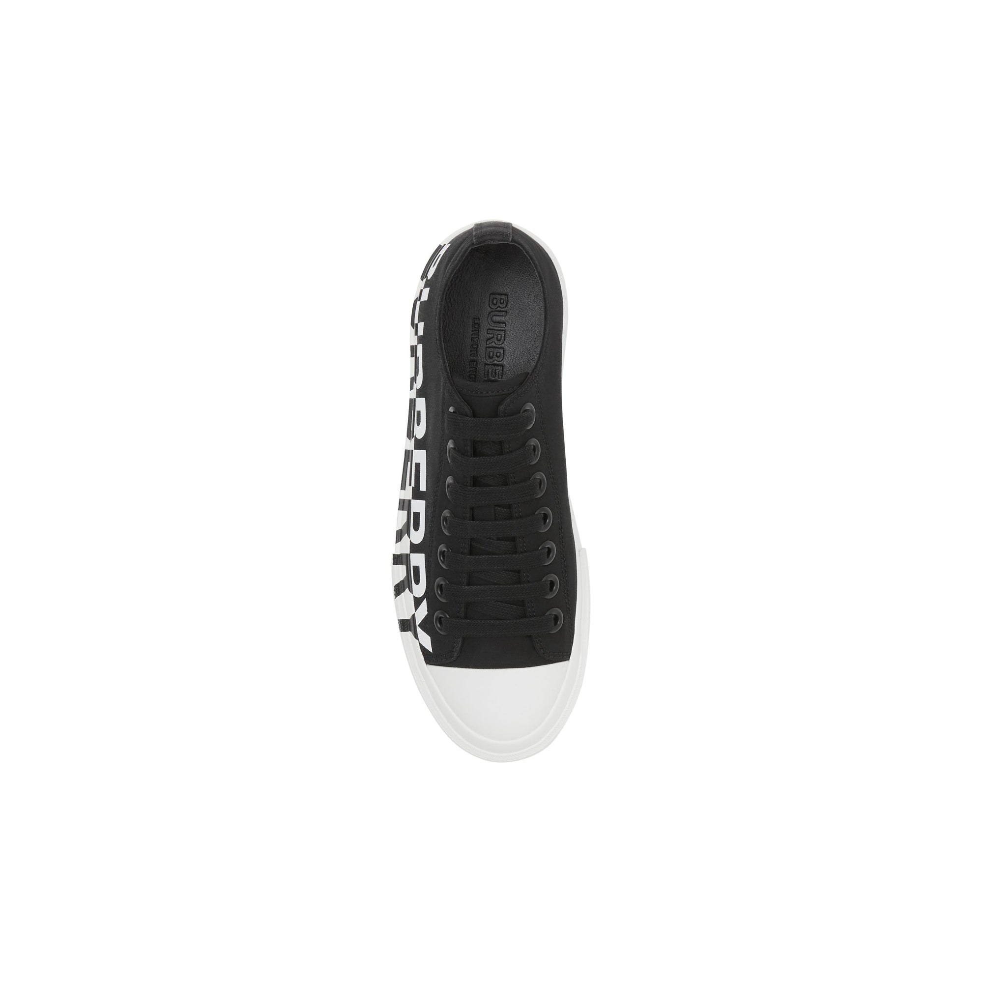 1 qty Sneakers bicolore à logo - Black & Optic White