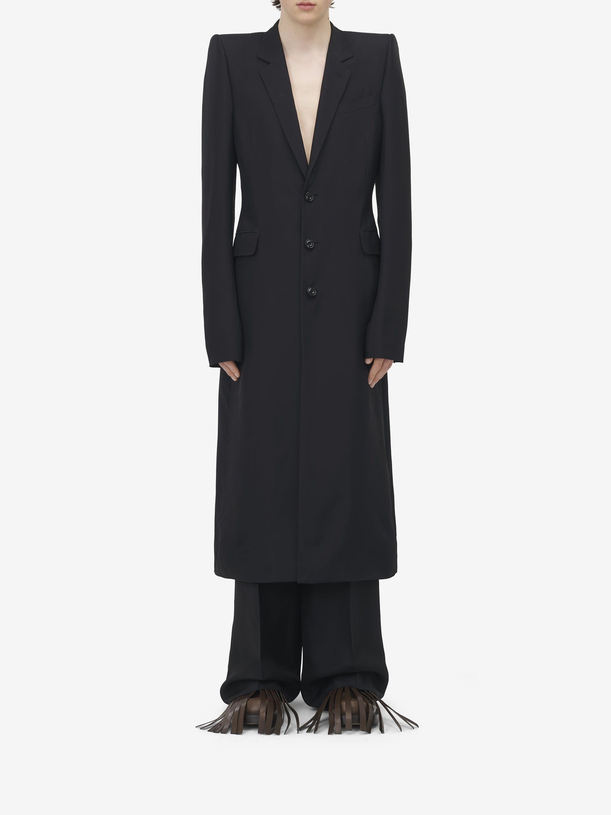 Manteau à boutons - Deep Black