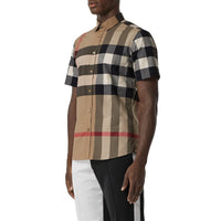 3 qty Chemise sans manches à motif check - Archive Beige Check