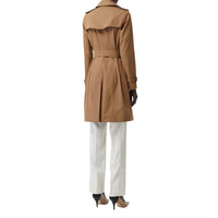 2 qty Trench-coat en gabardine de coton - Warm Taupe