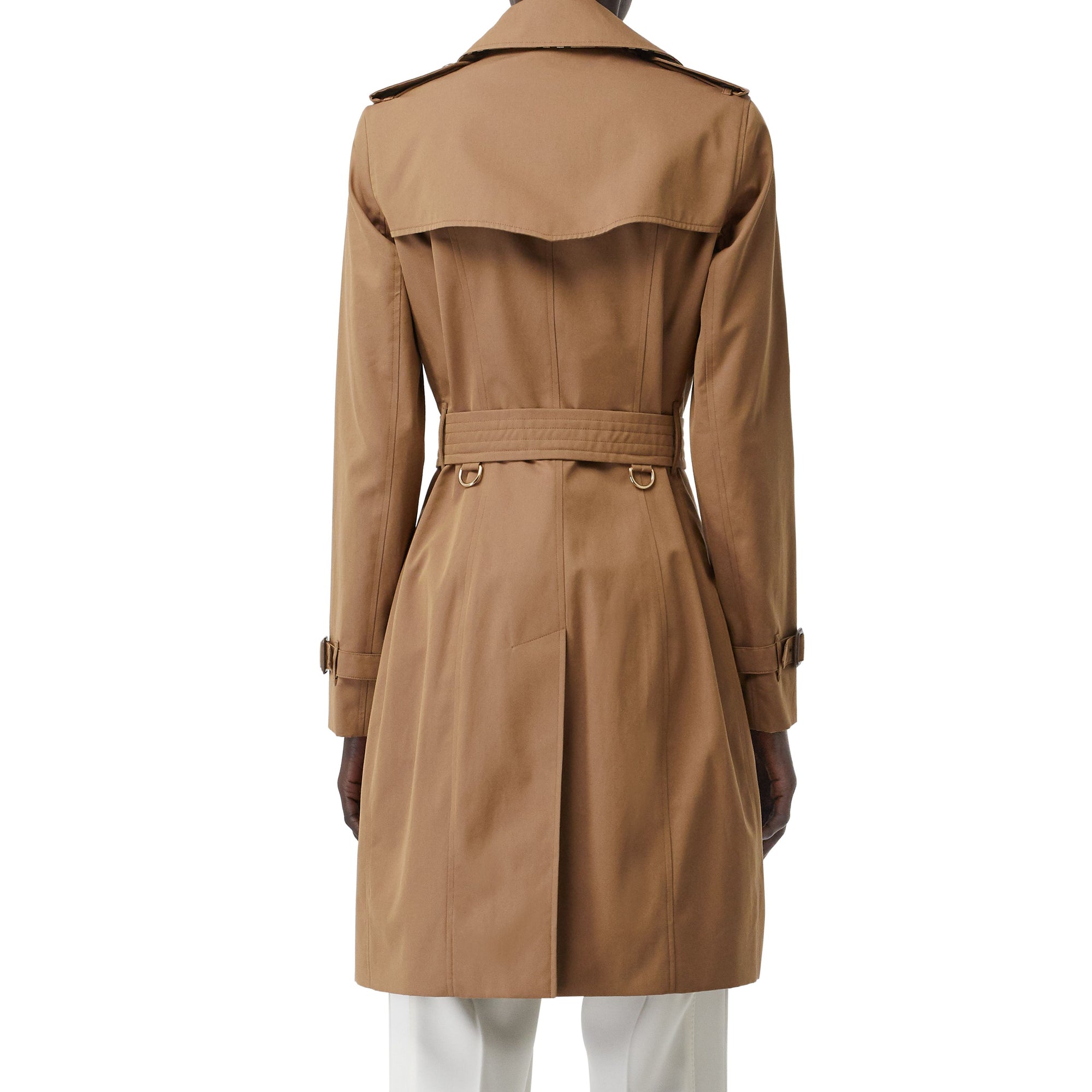 2 qty Trench-coat en gabardine de coton - Warm Taupe