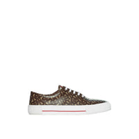 2 qty Sneakers en toile rayées - Bridle Brown