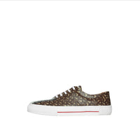 2 qty Sneakers en toile rayées - Bridle Brown