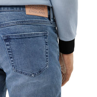 ZZNOSTOCK Jean slim délavé - Light Indigo Blue