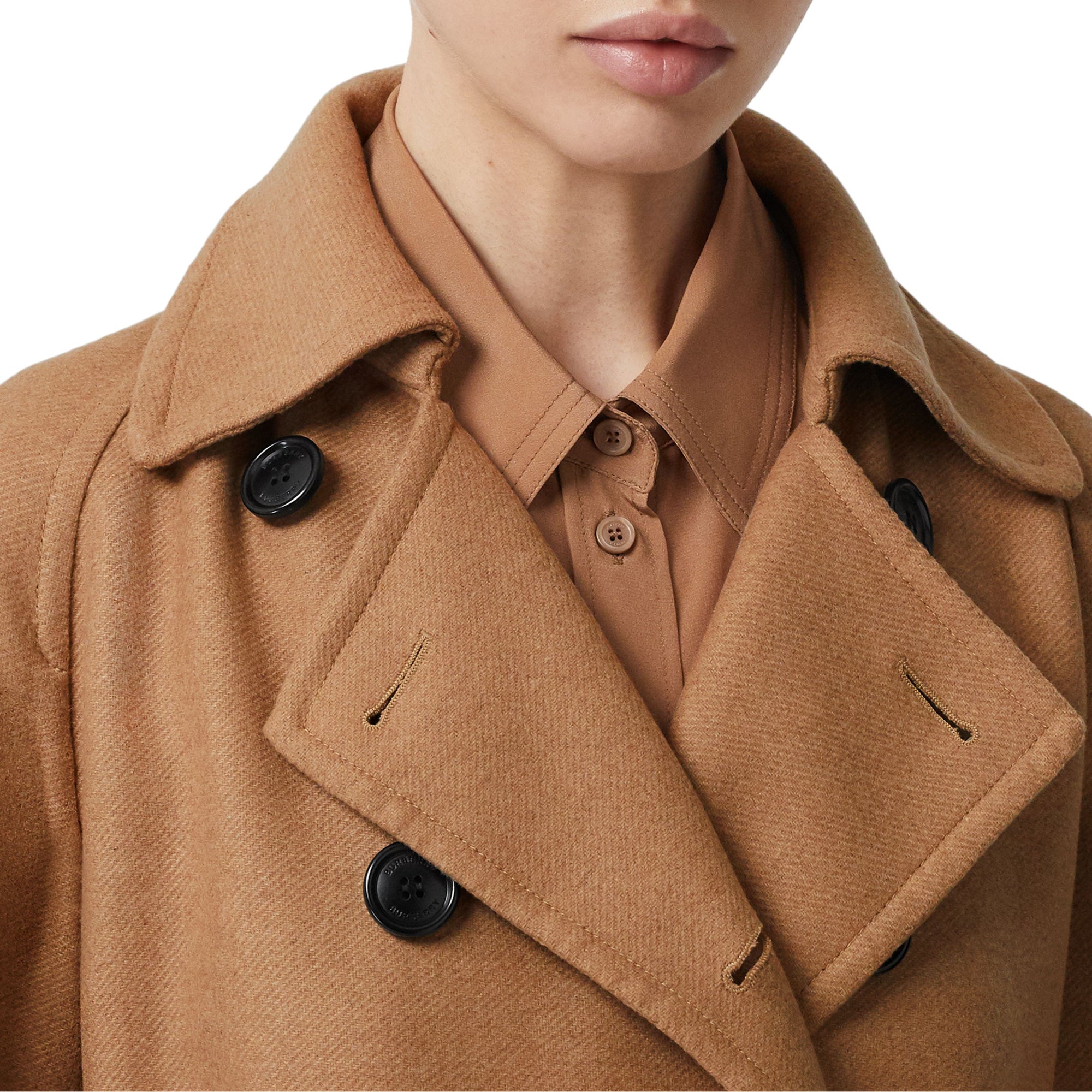 4 qty Trench-coat The Kensington en cachemire - Bronze