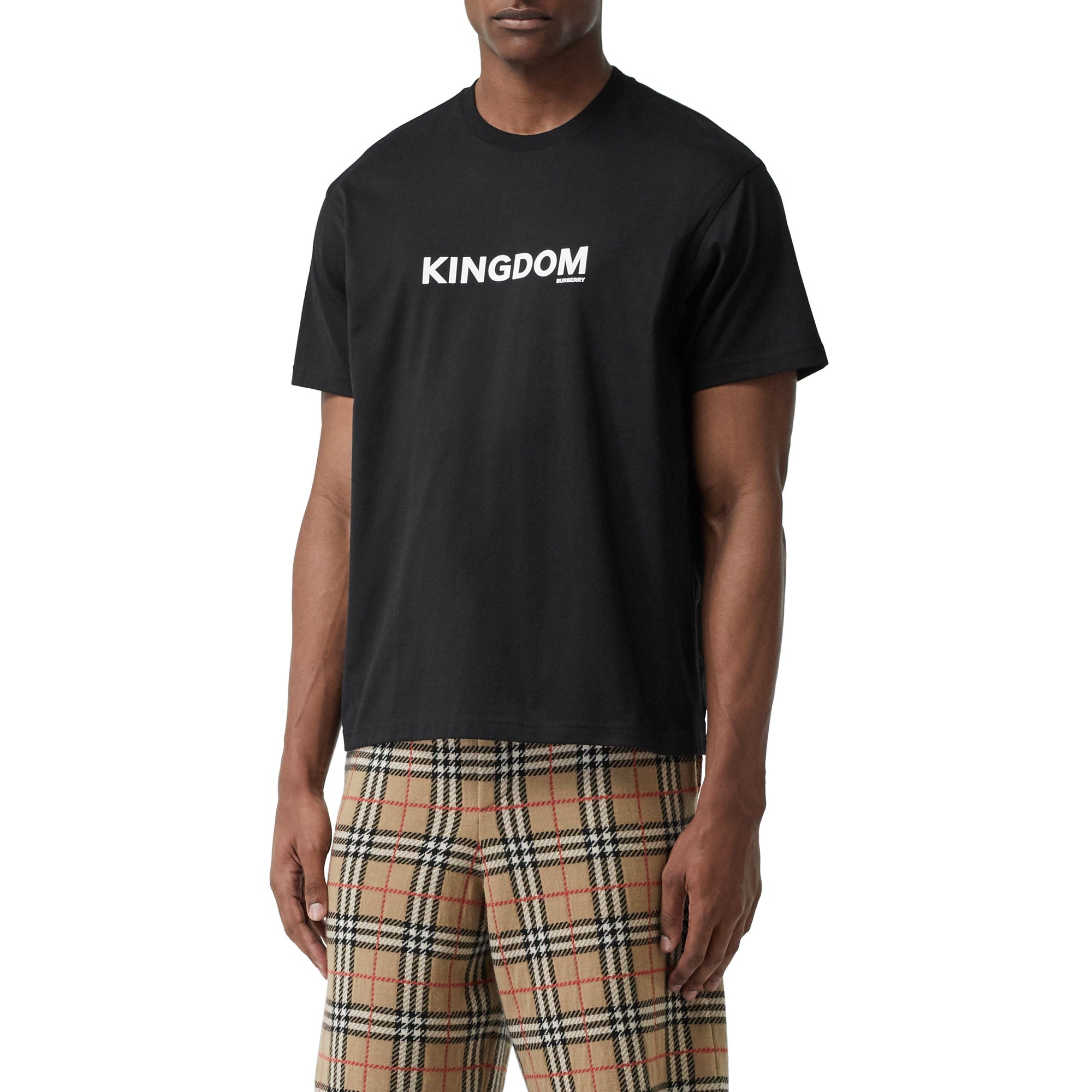 2 qty T-shirt en coton Kingdom - Black