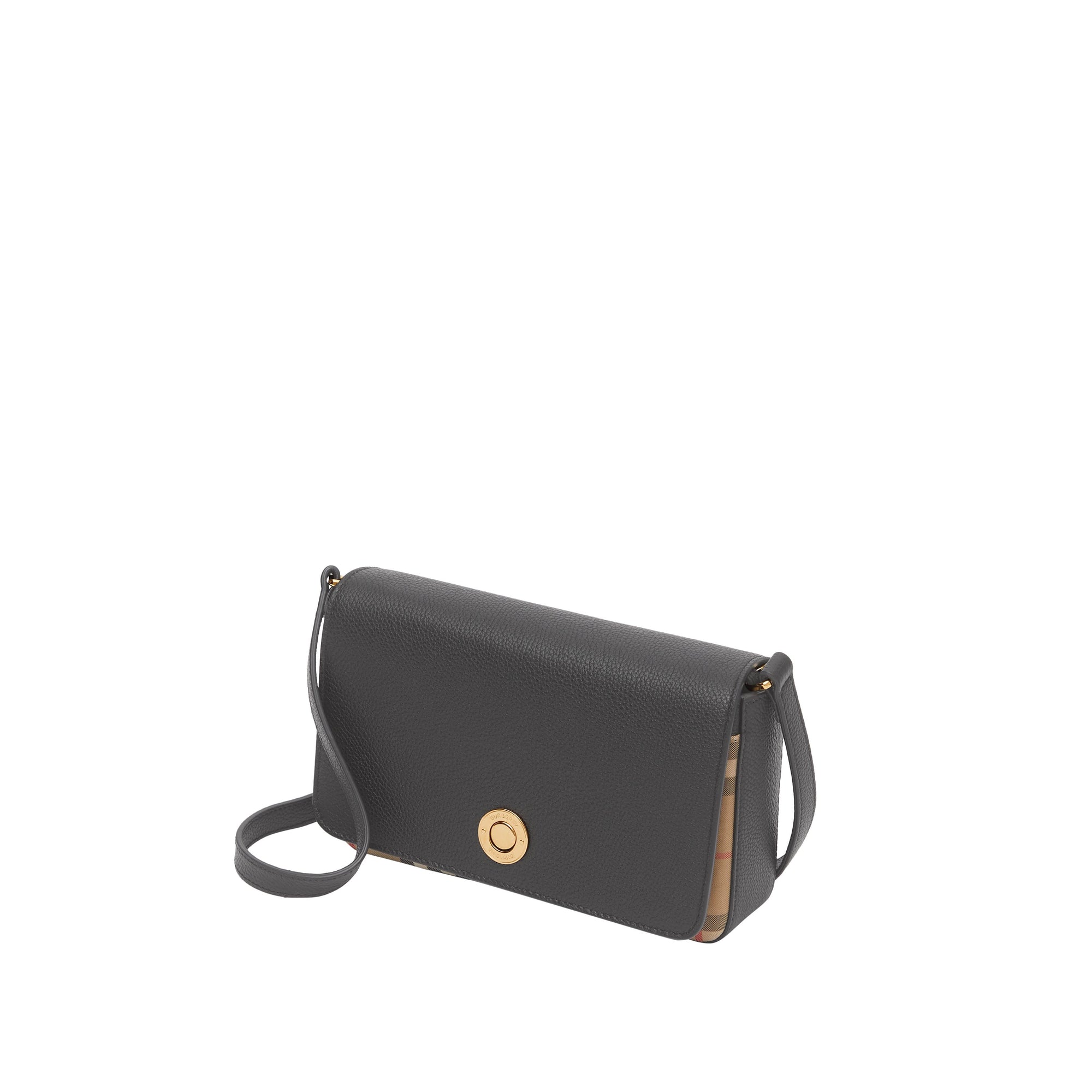 2 qty Petit sac à bandoulière en cuir - Black