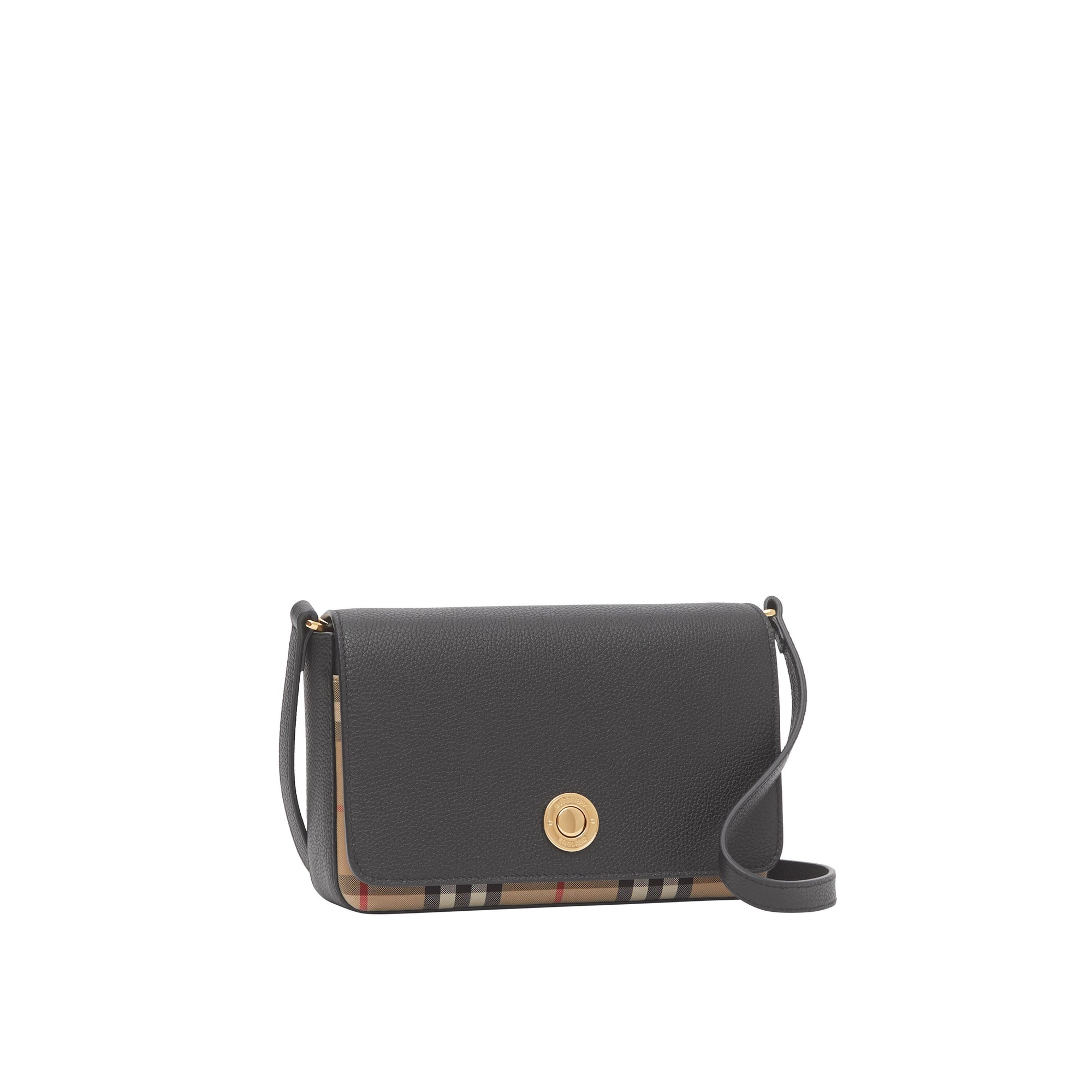 2 qty Petit sac à bandoulière en cuir - Black