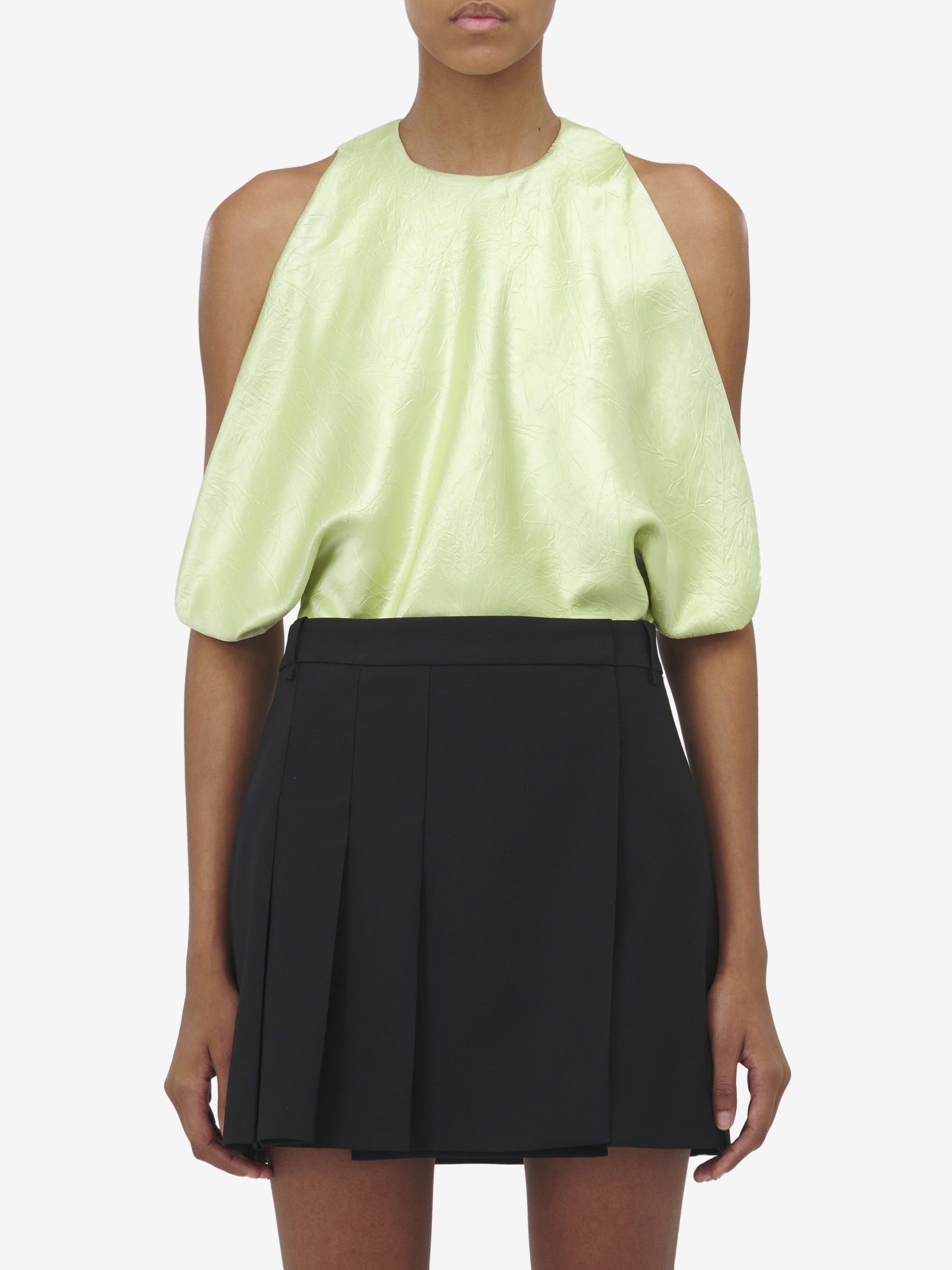 Blouse évasée à découpes - Oyster