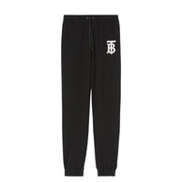 1 qty Pantalon de survêtement à motif monogramme - Black