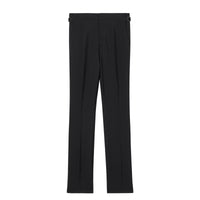 1 qty Pantalon de costume classique en mohair et laine - Black