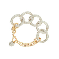 Bracelet Catene Chain en Or rose 18K & Diamant