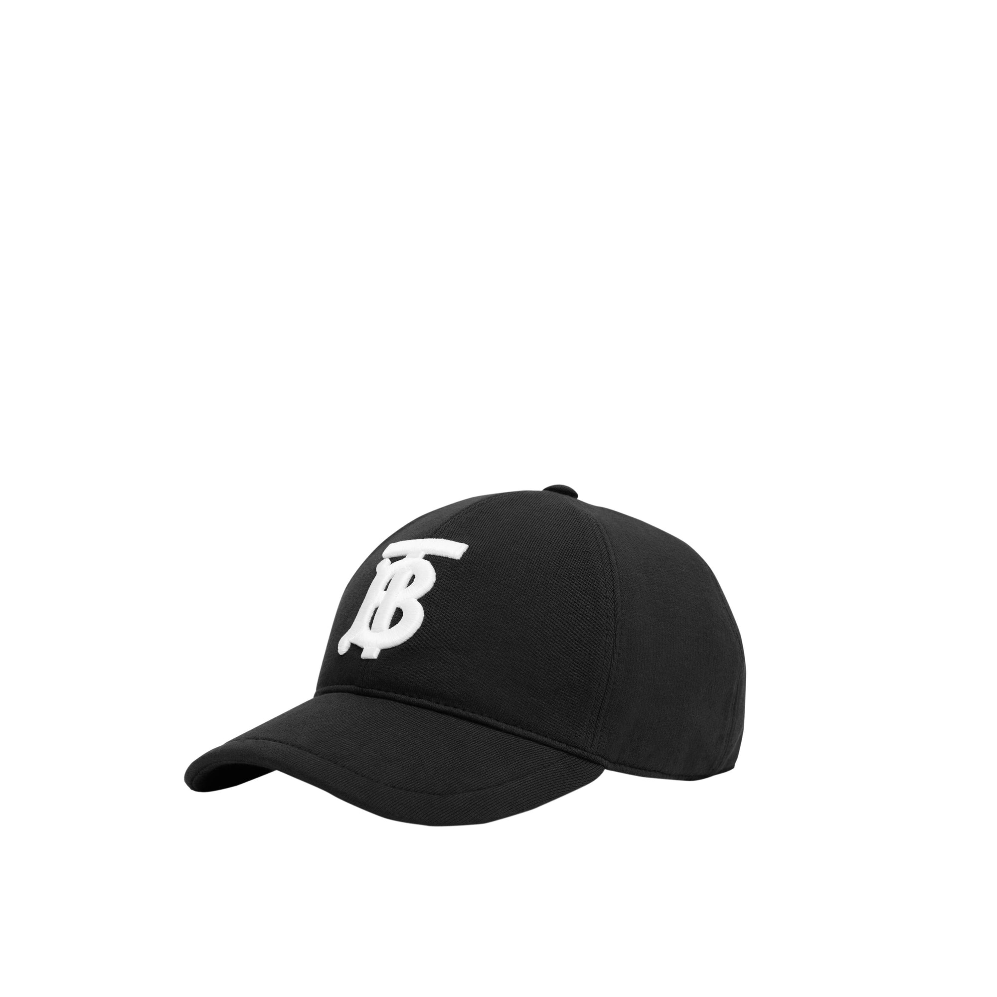 Monogrammed baseball cap - Black