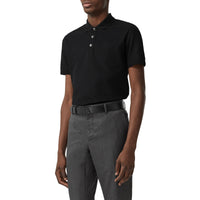 1 qty Polo en piqué de coton - Black