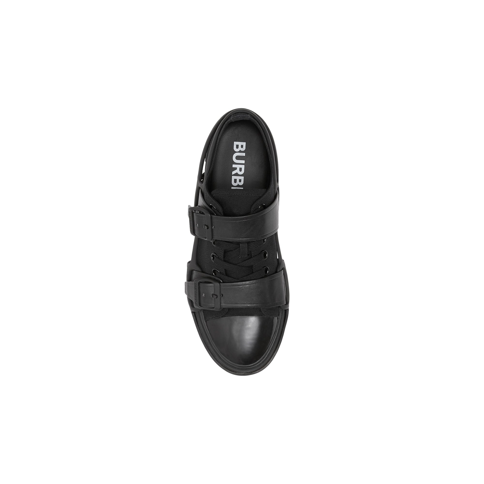 1 qty Sneakers Webb en cuir - Black