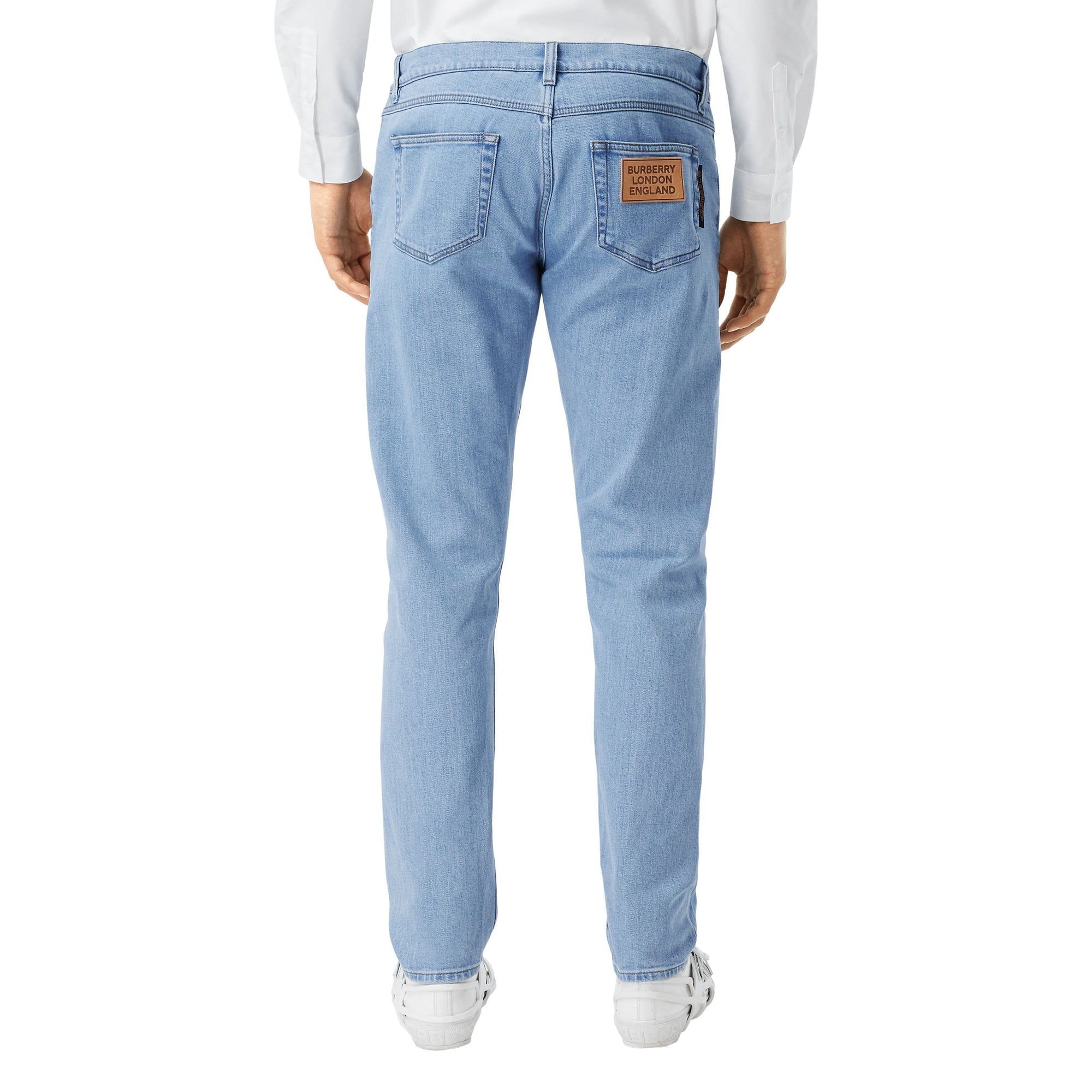 ZZNOSTOCK Jean slim en denim stretch - Light Indigo Blue