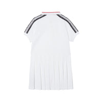 ZZNOSTOCK Robe polo rayée monogramme - White