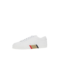 1 qty Sneakers en cuir à rayures - Optic White