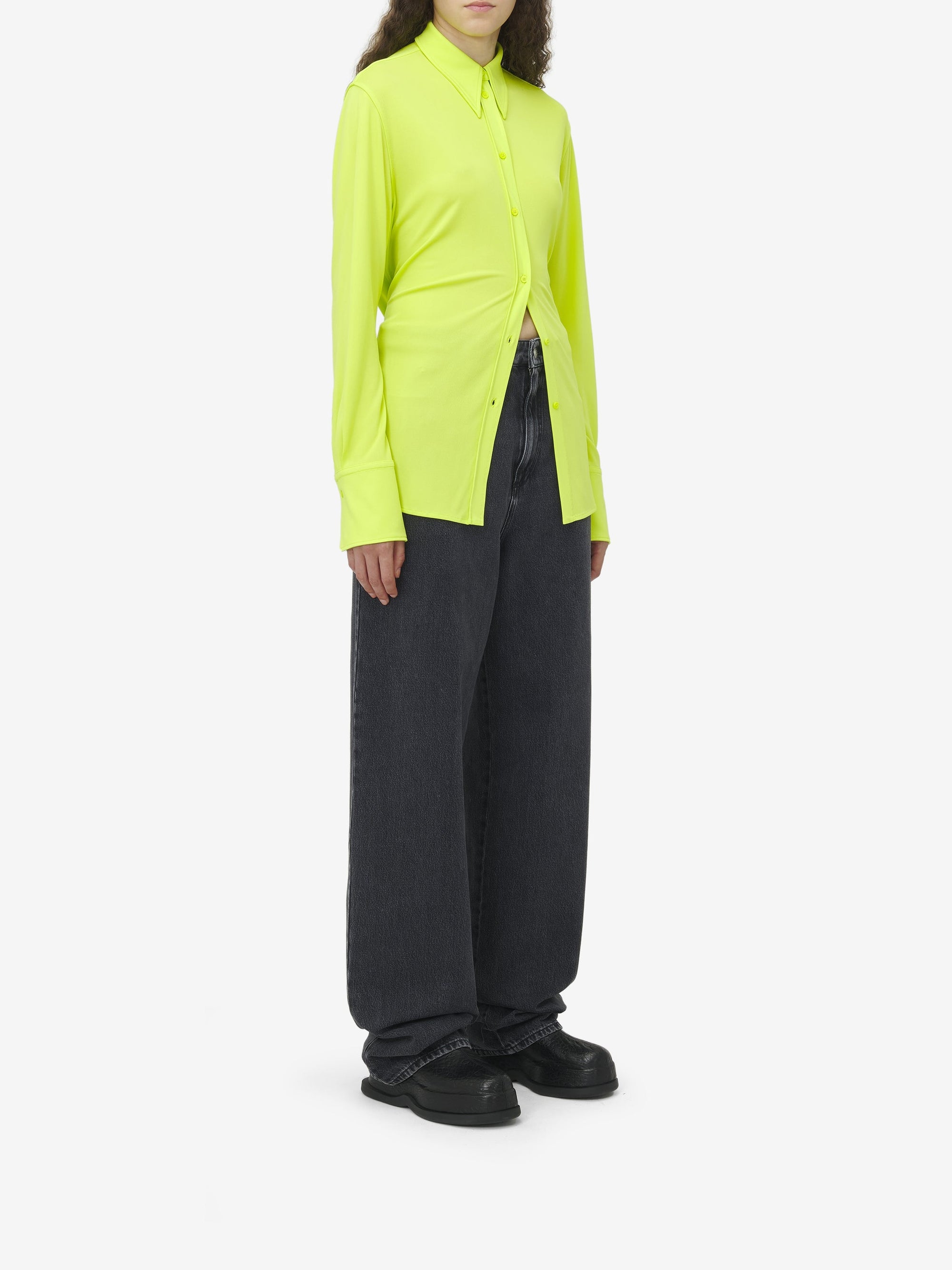 Chemise ajustée - Acid Yellow