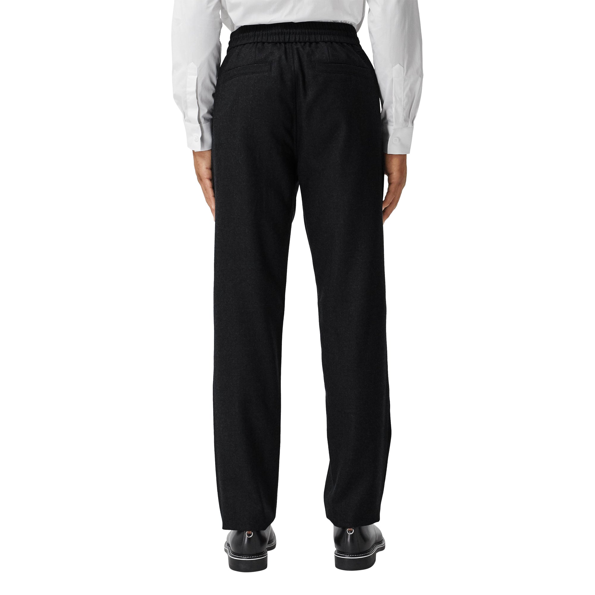 ZZNOSTOCK Pantalon de survêtement en laine - Black