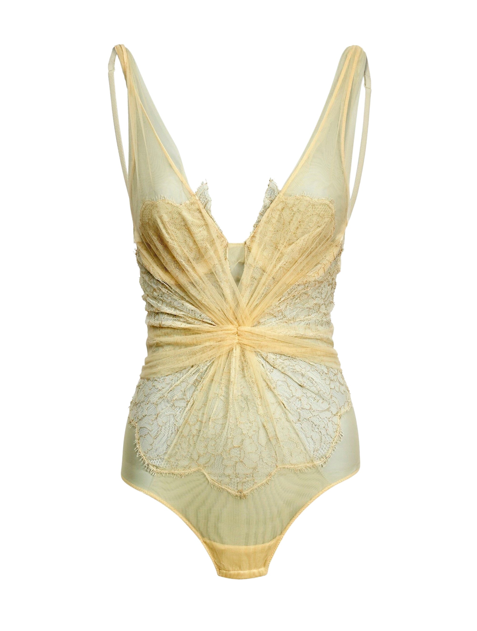 Metallic Lace body - Gold