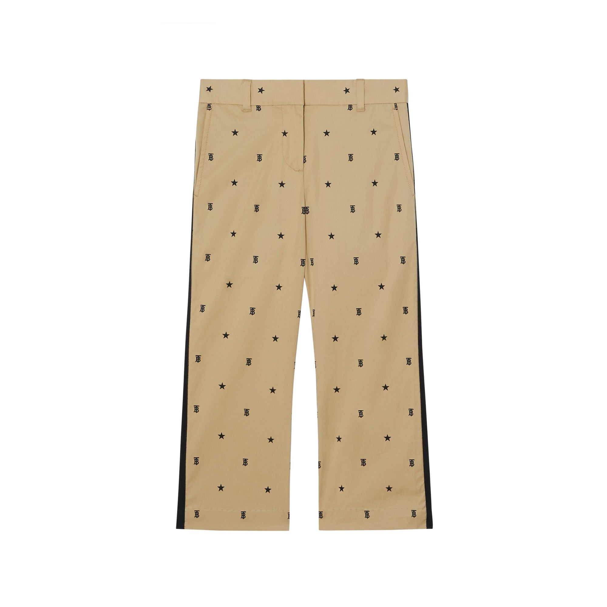 1 qty Pantalon en coton à motifs étoilé - Sand