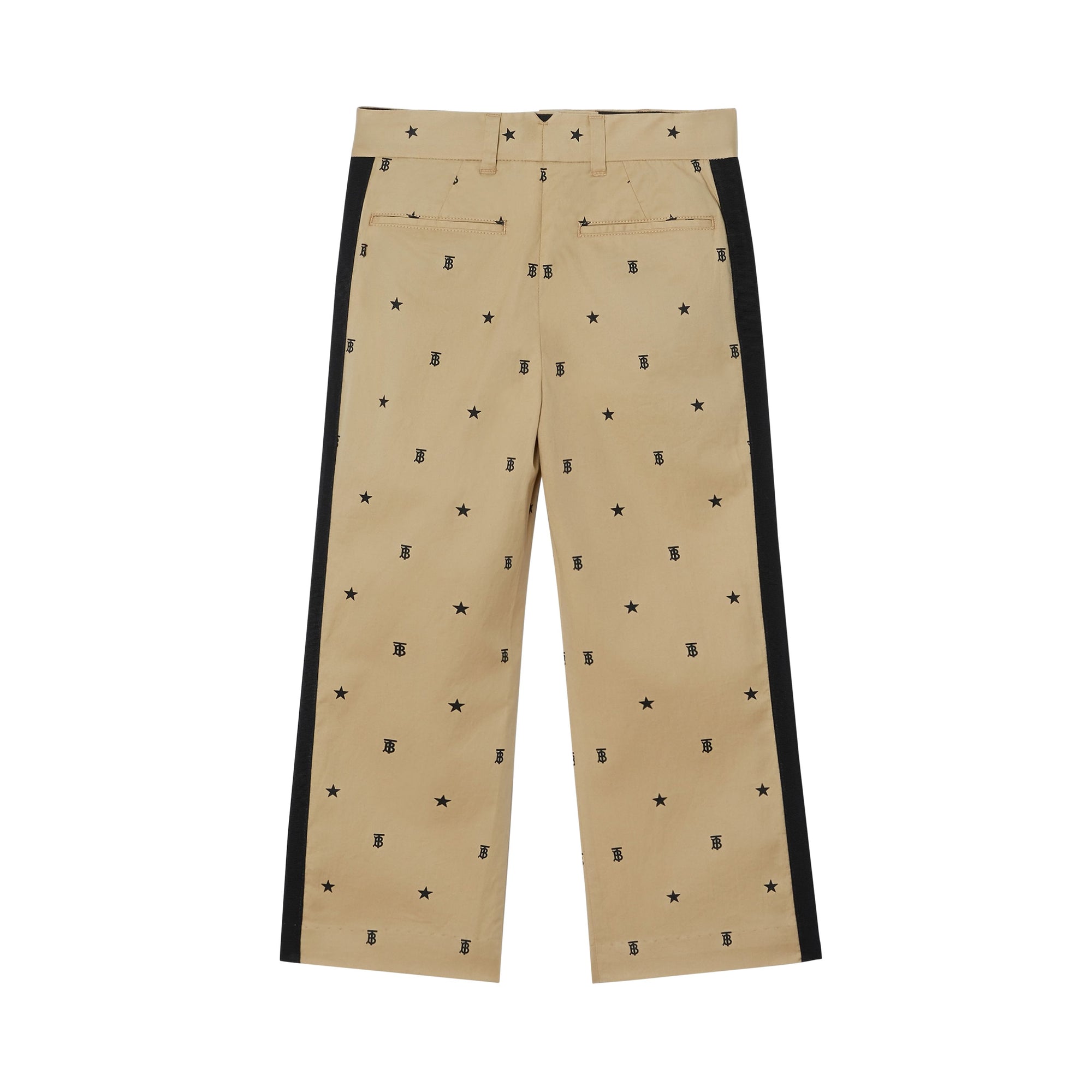 1 qty Pantalon en coton à motifs étoilé - Sand