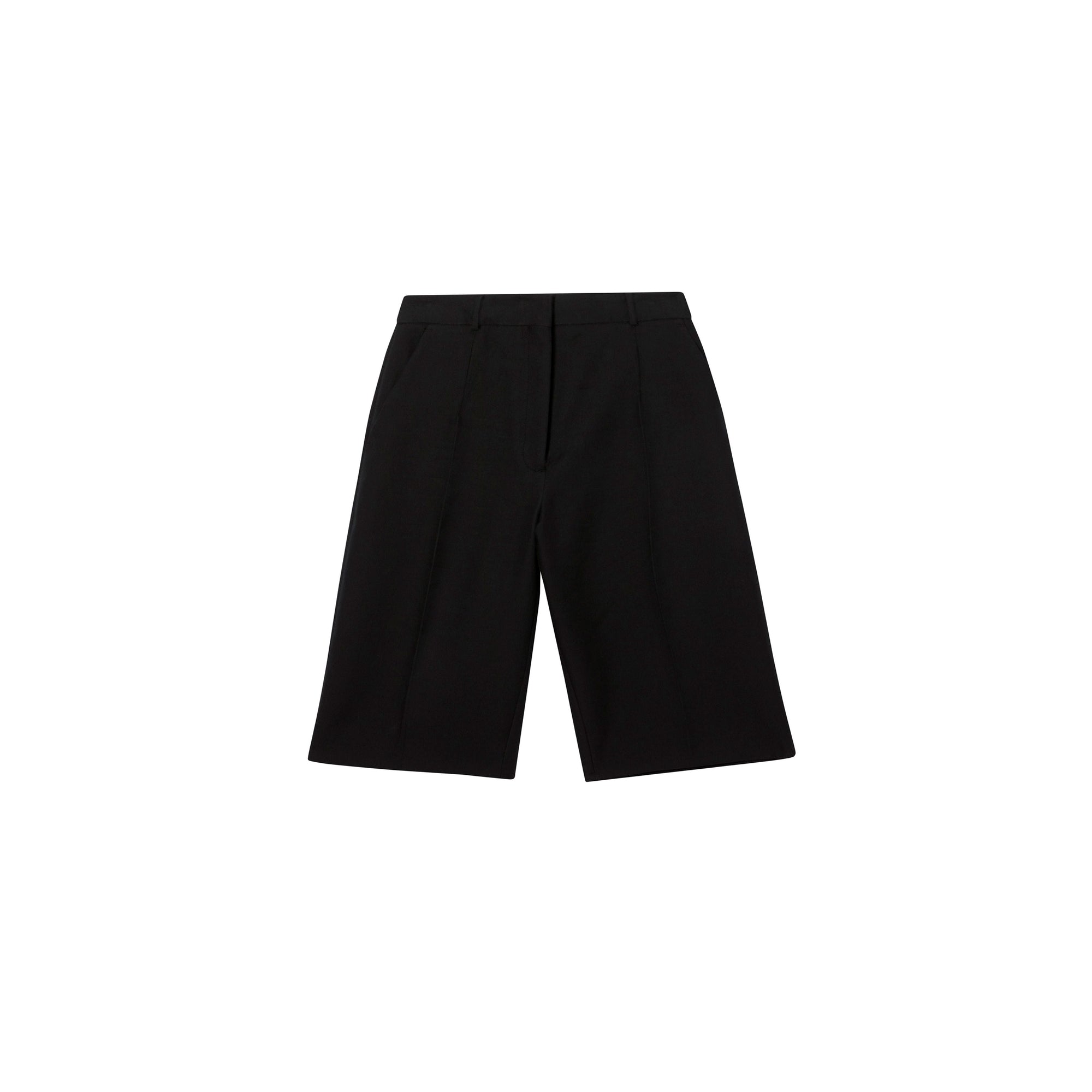 1 qty Short ample en sergé de coton - Black