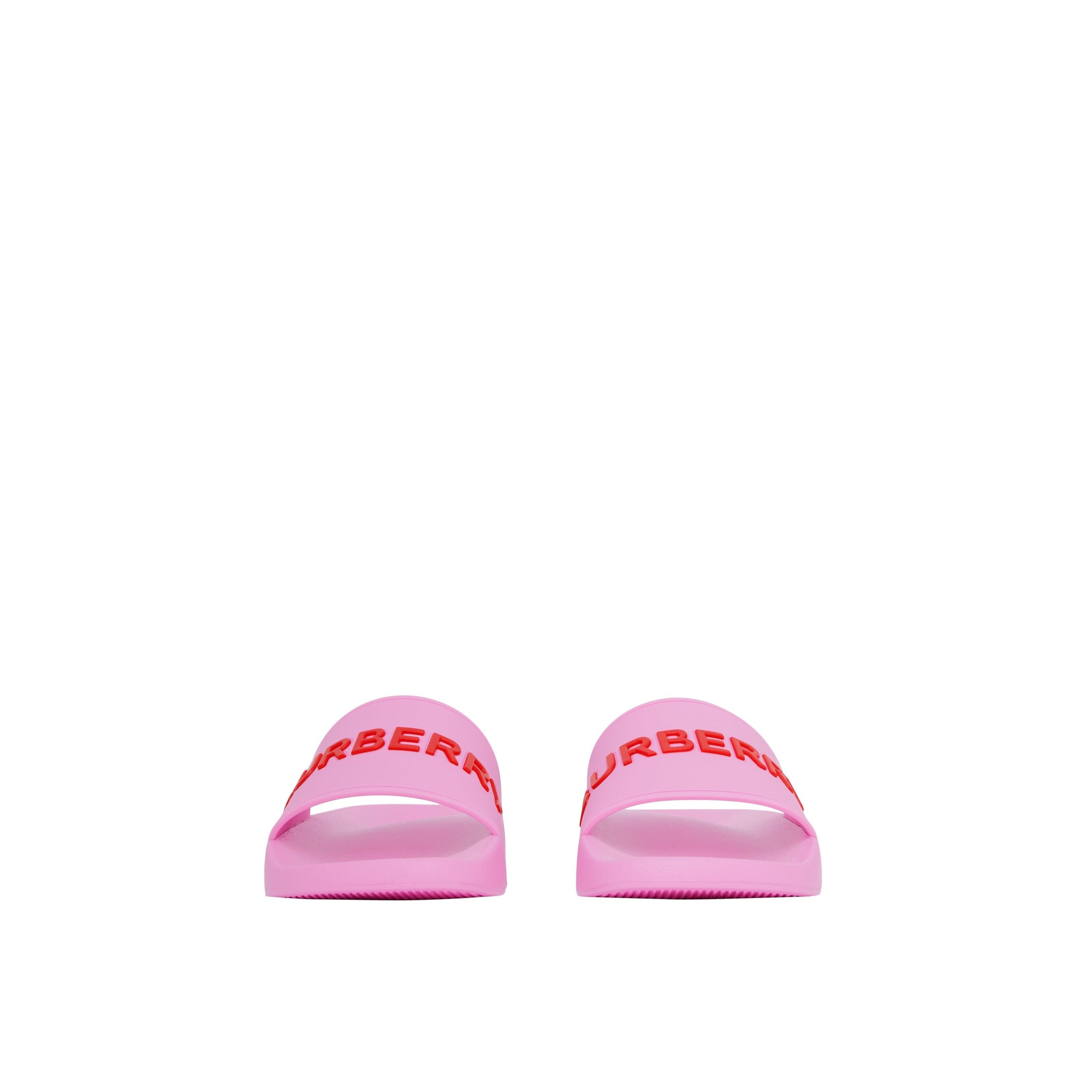 1 qty Mules plates à logo contrasté - Bubble Gum Pink