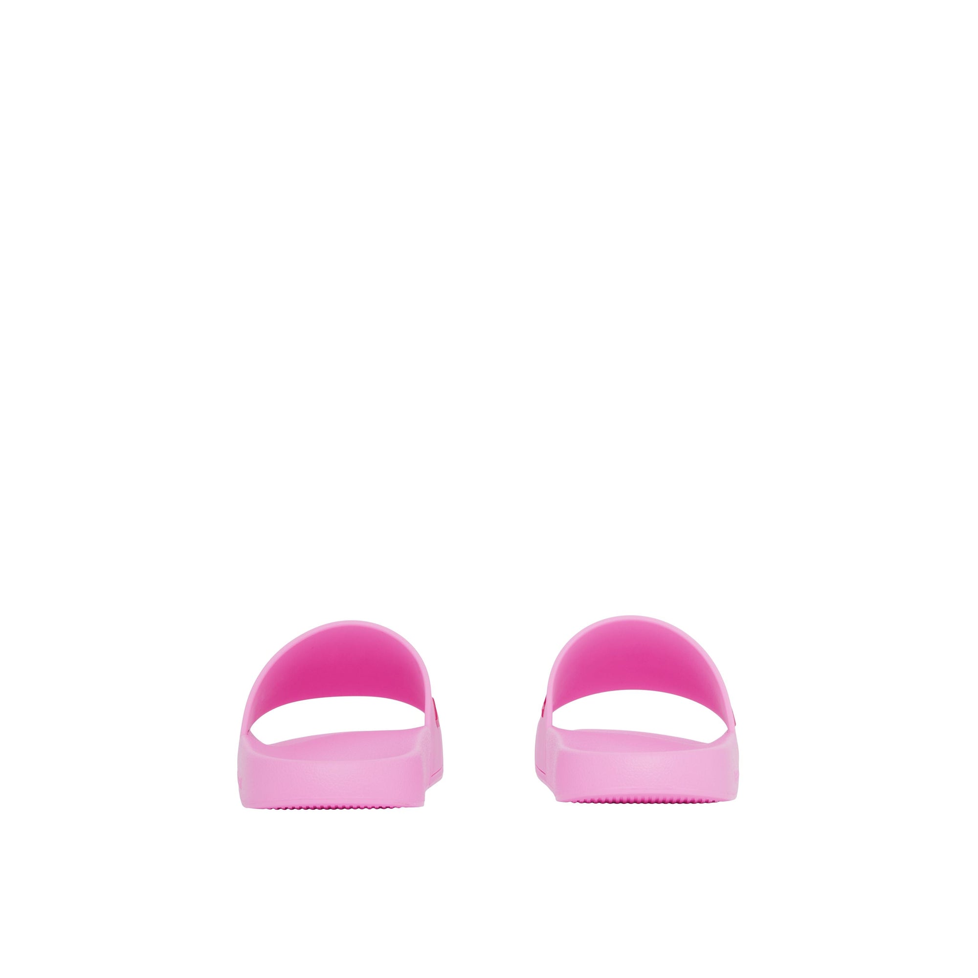 1 qty Mules plates à logo contrasté - Bubble Gum Pink