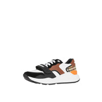 1 qty Sneakers multimatières à motif Vintage check - Black & Archive Beige