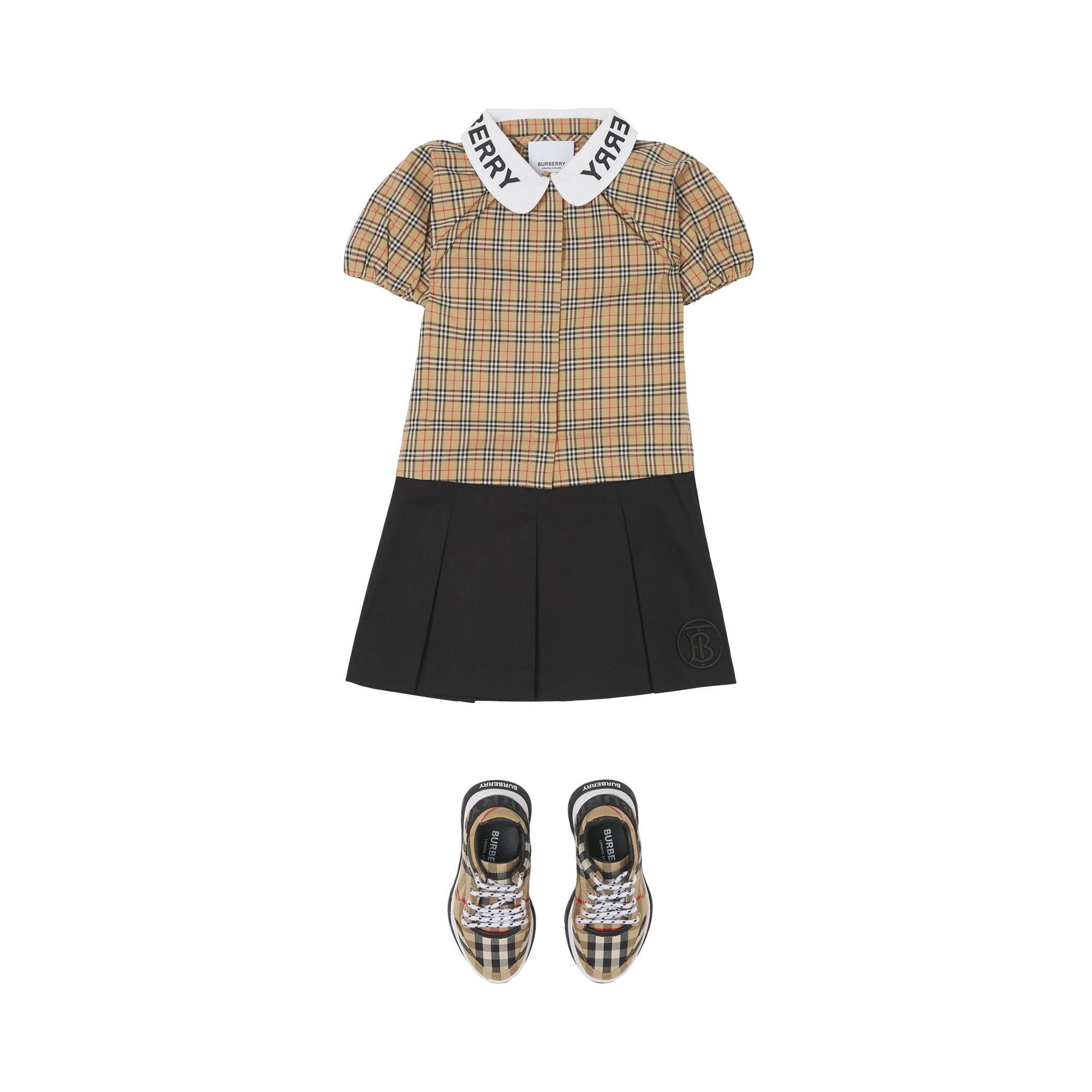 ARCHIVE BEIGE IP CHK Childrens INF GIRL SHIRT&BLOUS