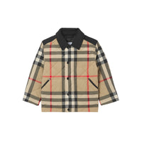 1 qty Veste matelassée à logo appliqué - Archive Beige Check