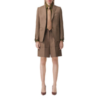 2 qty Veste tailleur en laine - Deep Taupe