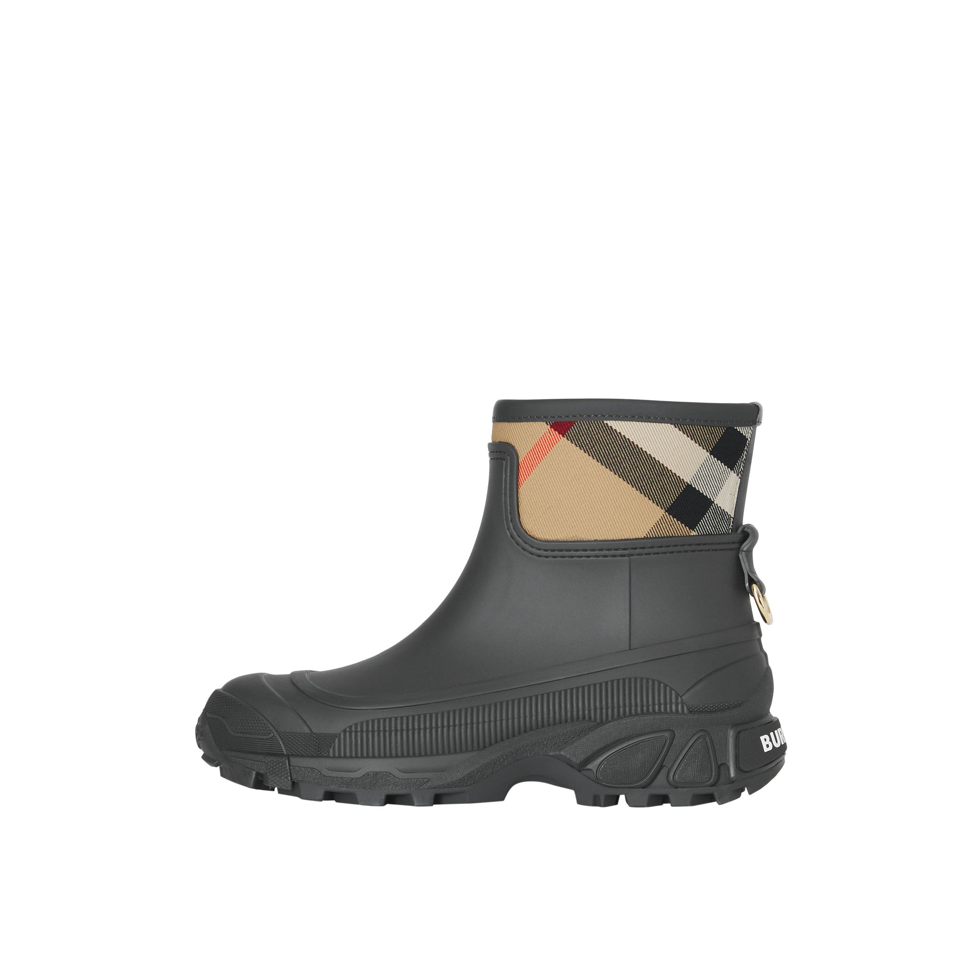 2 qty Bottes de pluie House check Panel - Black & Archve Beige