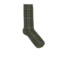 4 qty Chaussettes en coton et cachemire mélangés - Military Green