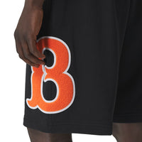 1 qty Short en coton à lettres - Black