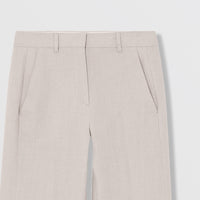 1 qty Pantalon tailleur en lin - Oatmeal