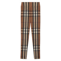 2 qty Legging stretch à motif check - Birch Brown Check