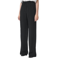 2 qty Pantalon ample en viscose - Black