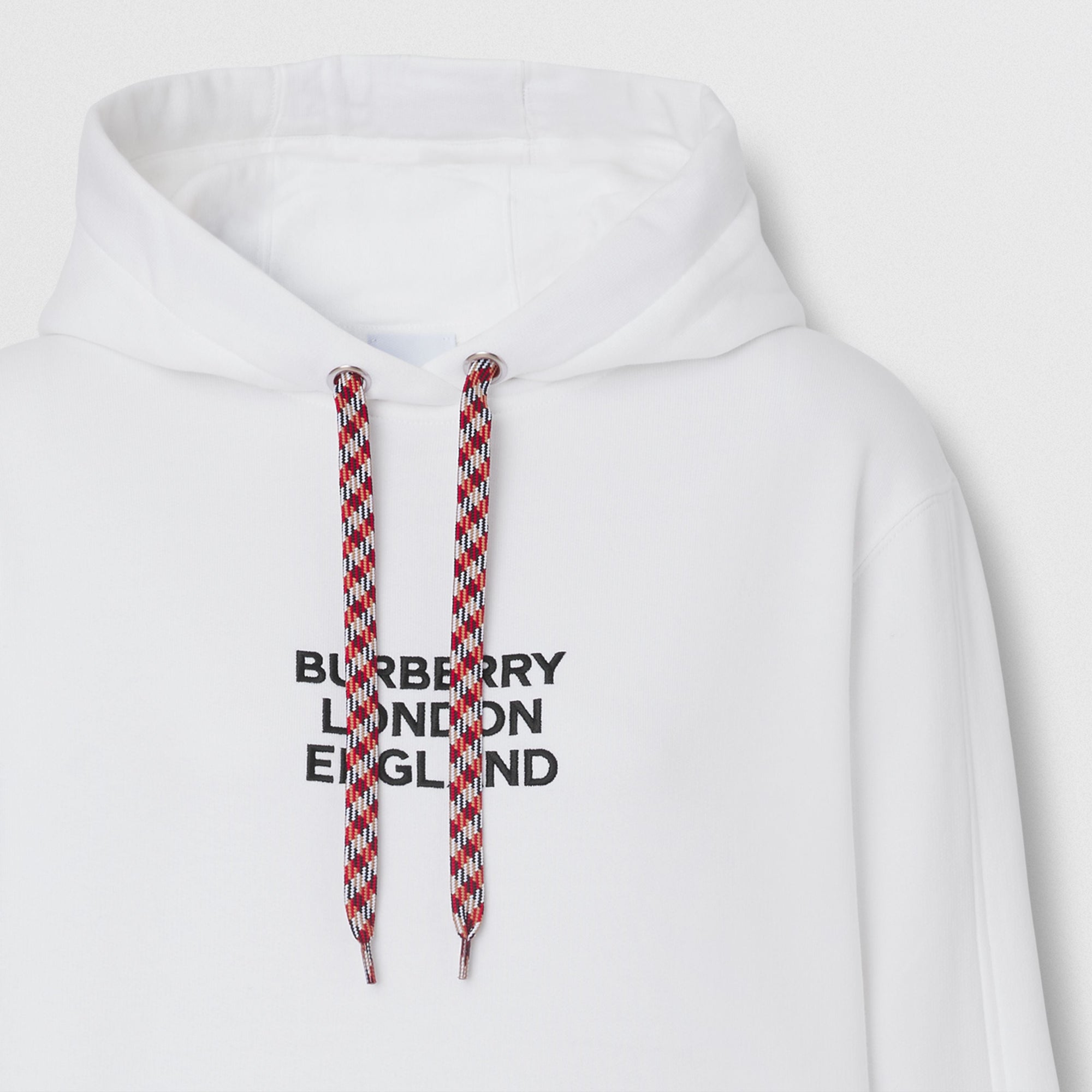 1 qty Sweat oversize à logo brodé - White