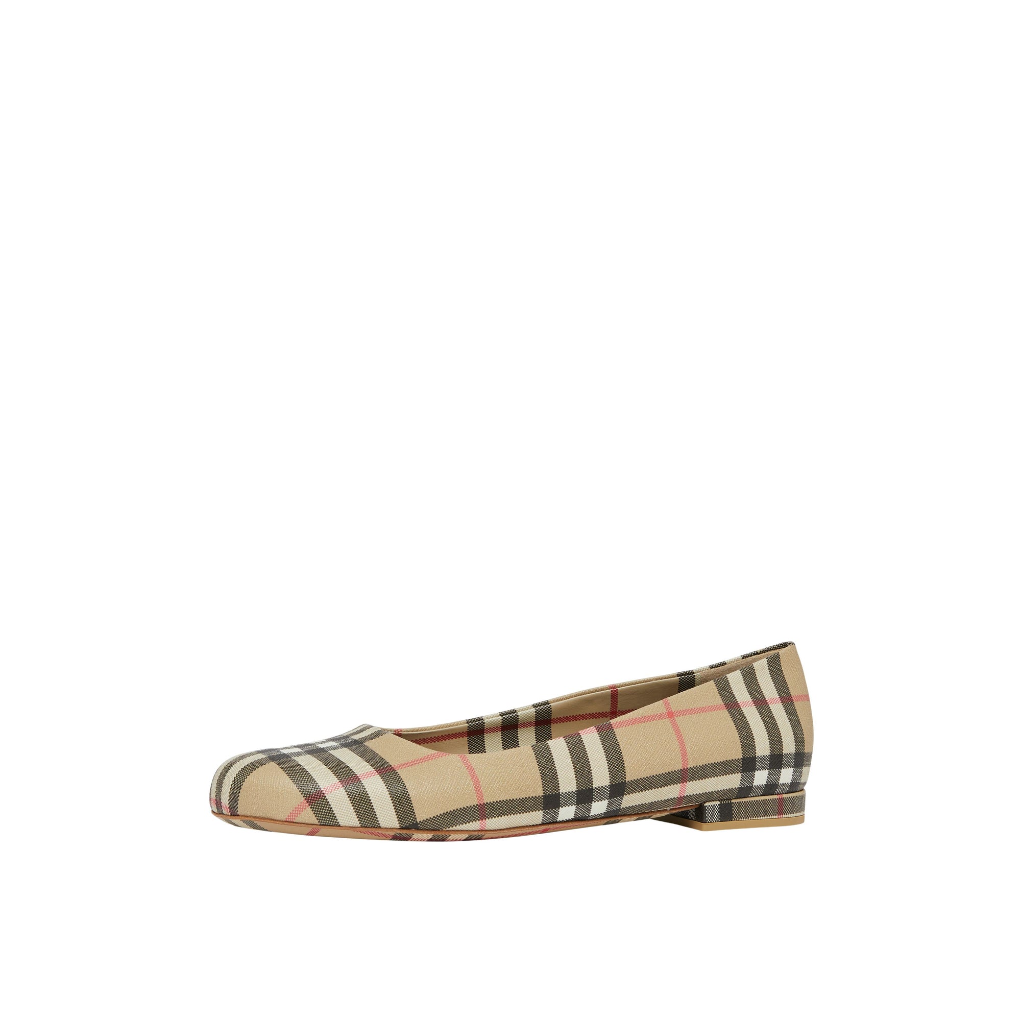 2 qty Ballerines à motif Vintage check - Archive Beige Check