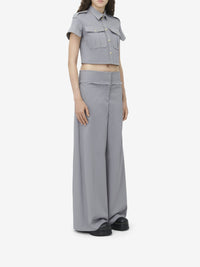 Pantalon large éffiloché - Uniform Grey
