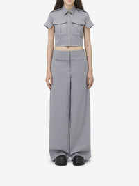 Pantalon large éffiloché - Uniform Grey