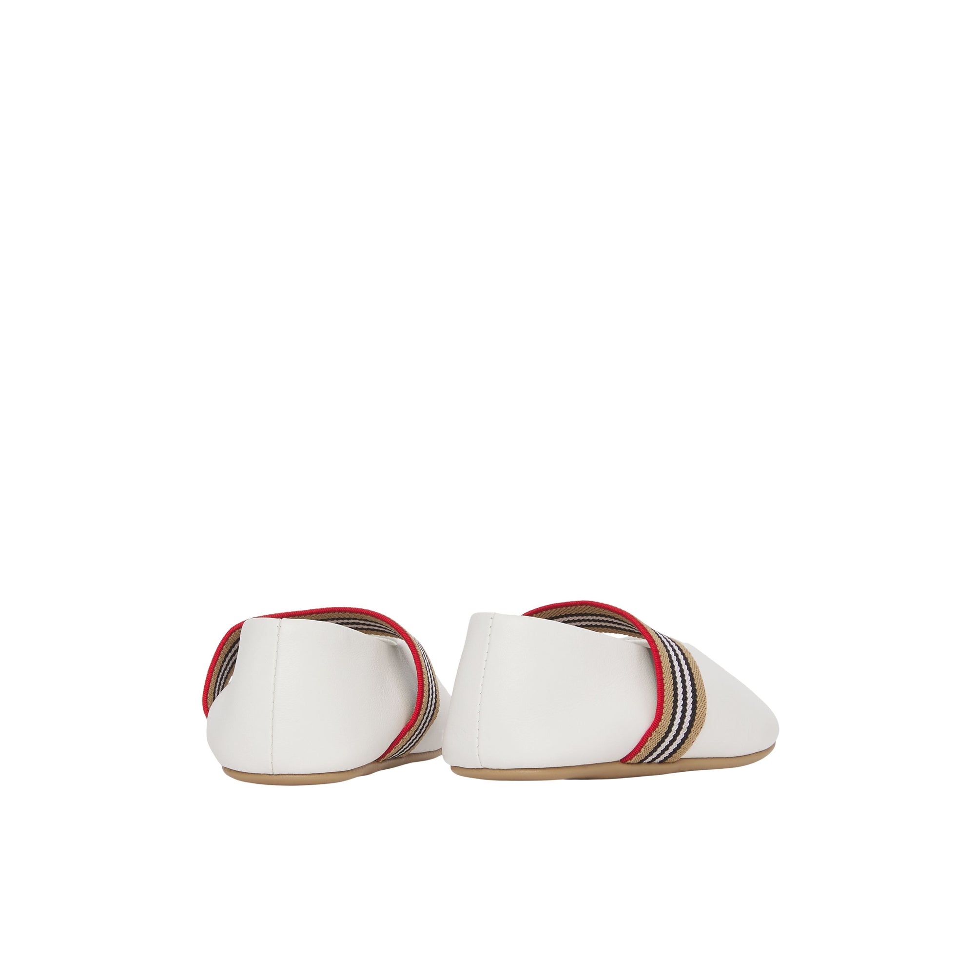 1 qty Ballerines à rayures iconiques - Optic White