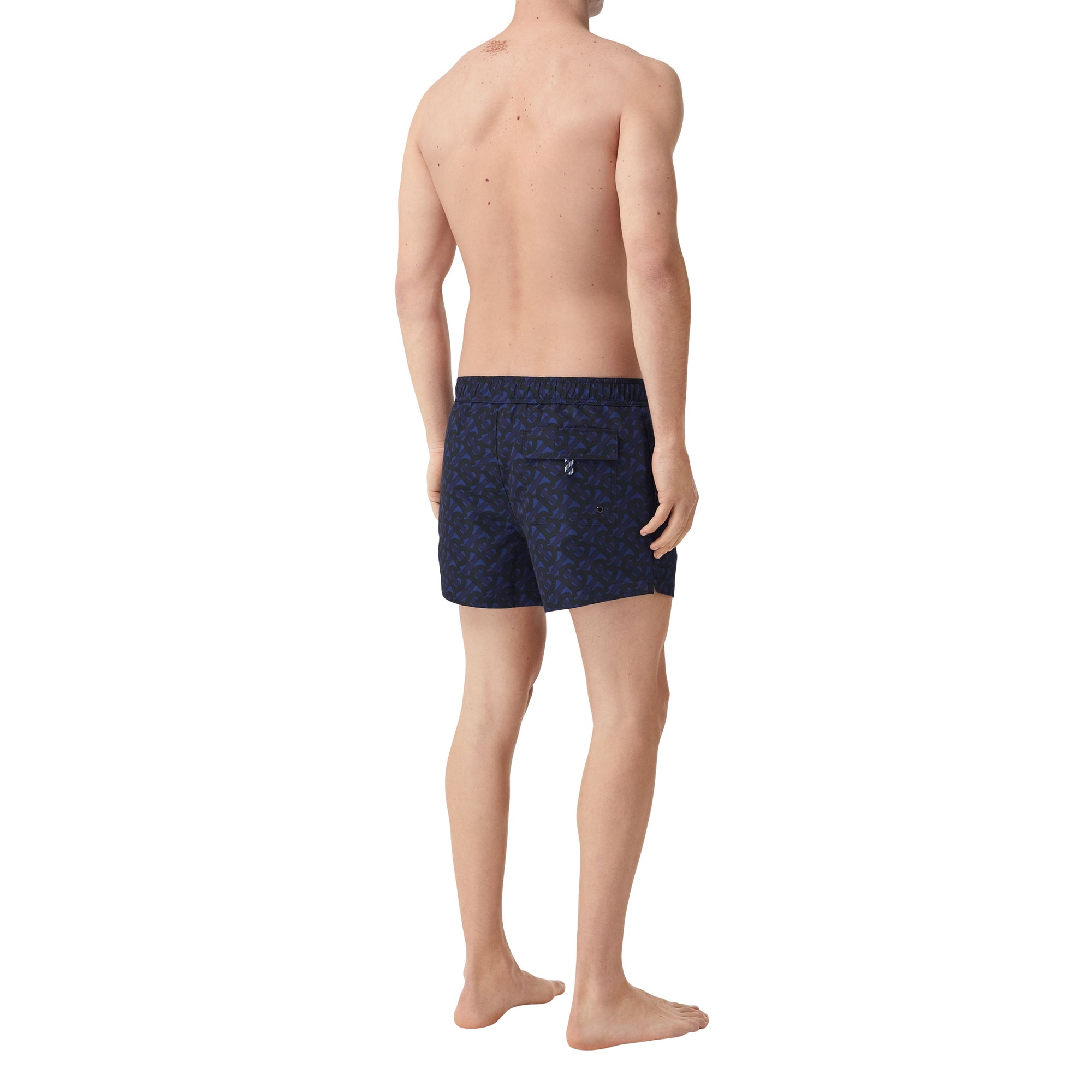 1 qty Short de bain Monogram à cordon de serrage - Oceanic Blue