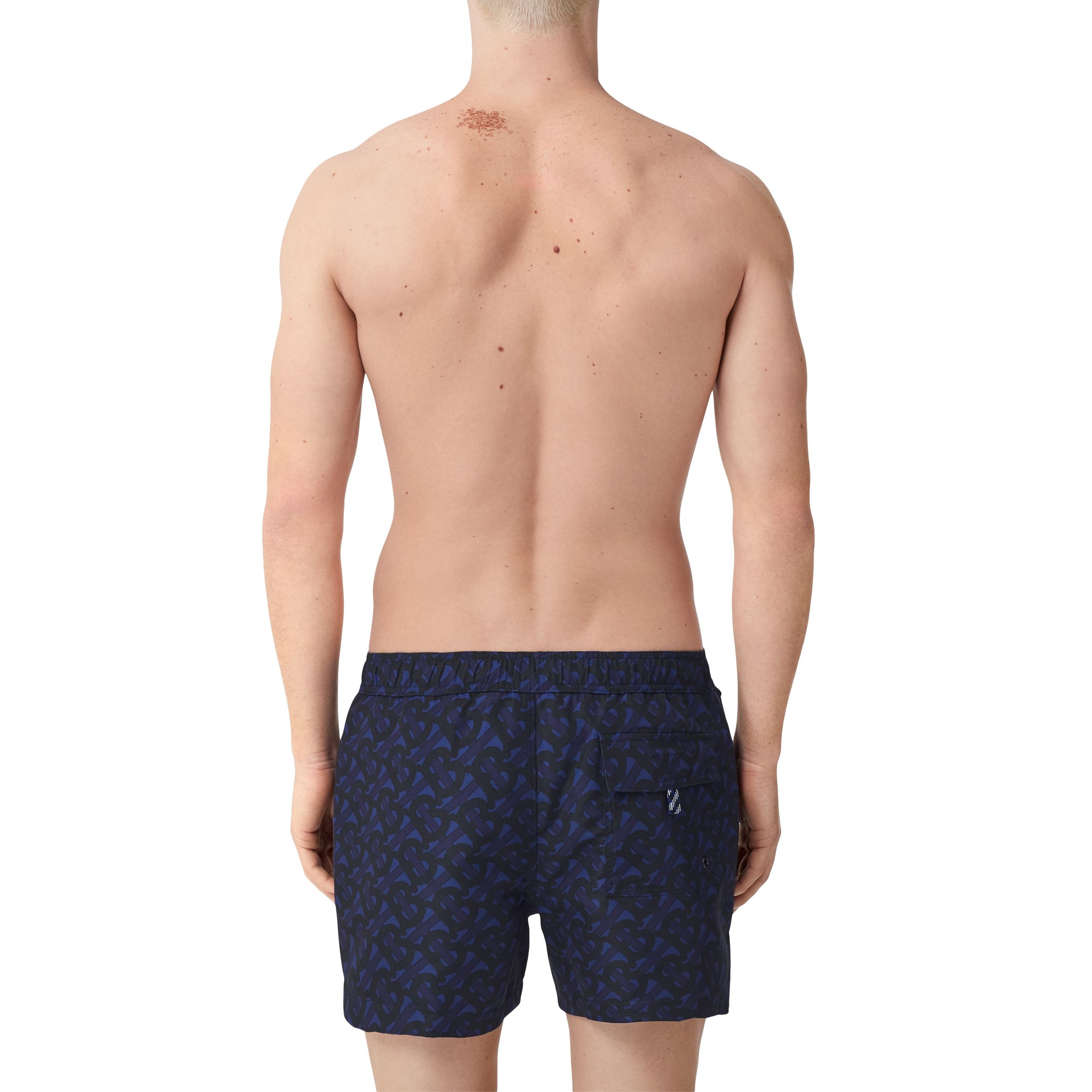 1 qty Short de bain Monogram à cordon de serrage - Oceanic Blue