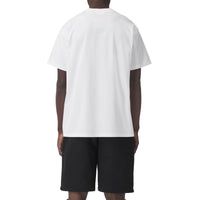 1 qty T-shirt oversize en coton à coordonnées - White