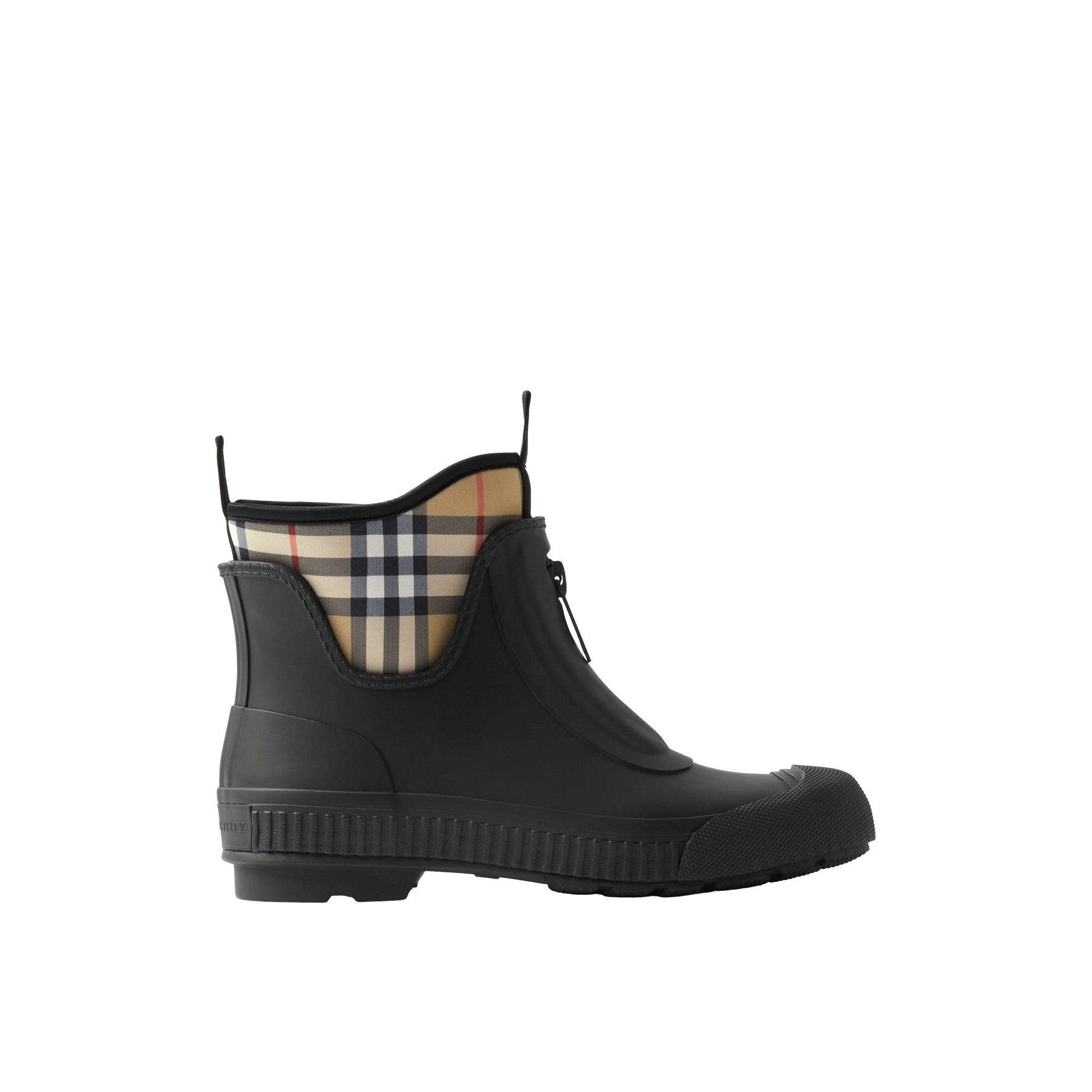 1 qty Bottes de pluie à zip - Black & Archive Beige