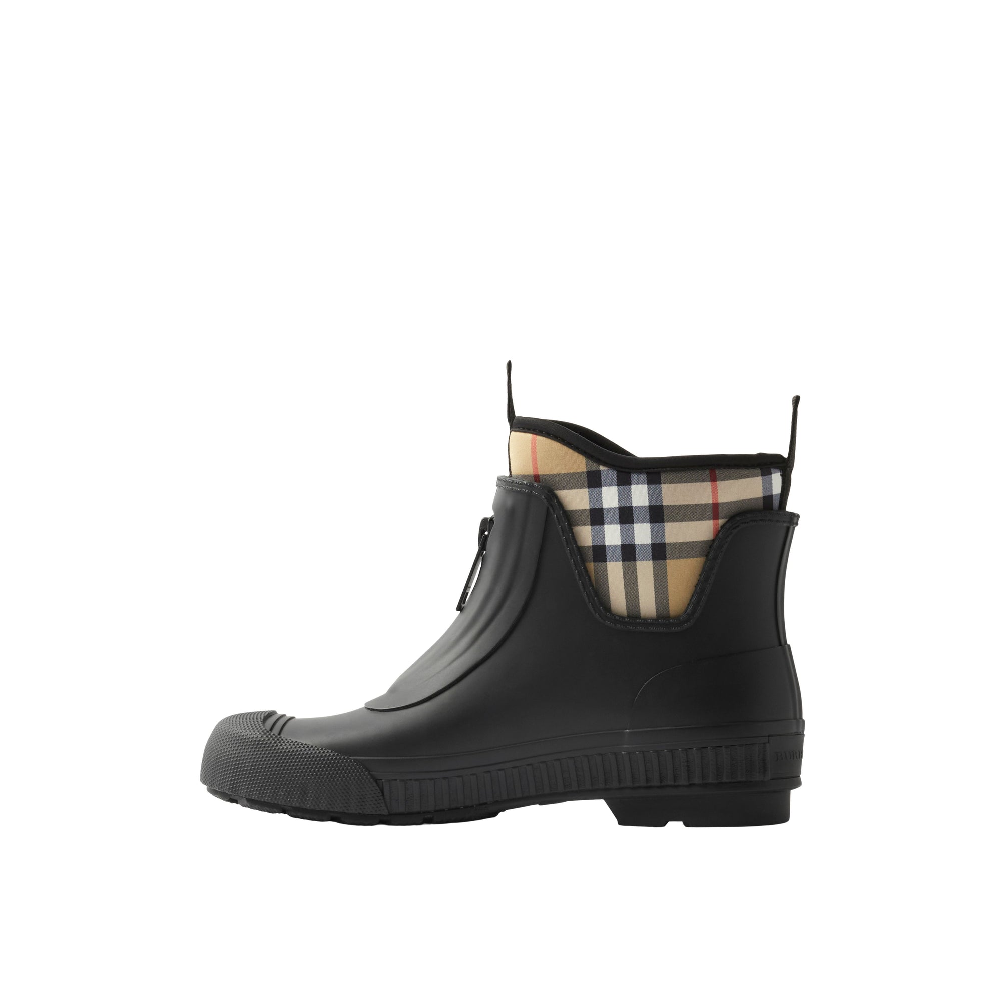 1 qty Bottes de pluie à zip - Black & Archive Beige